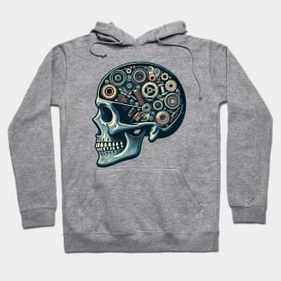 Mechanical Skull - Gear Inside Hoodie